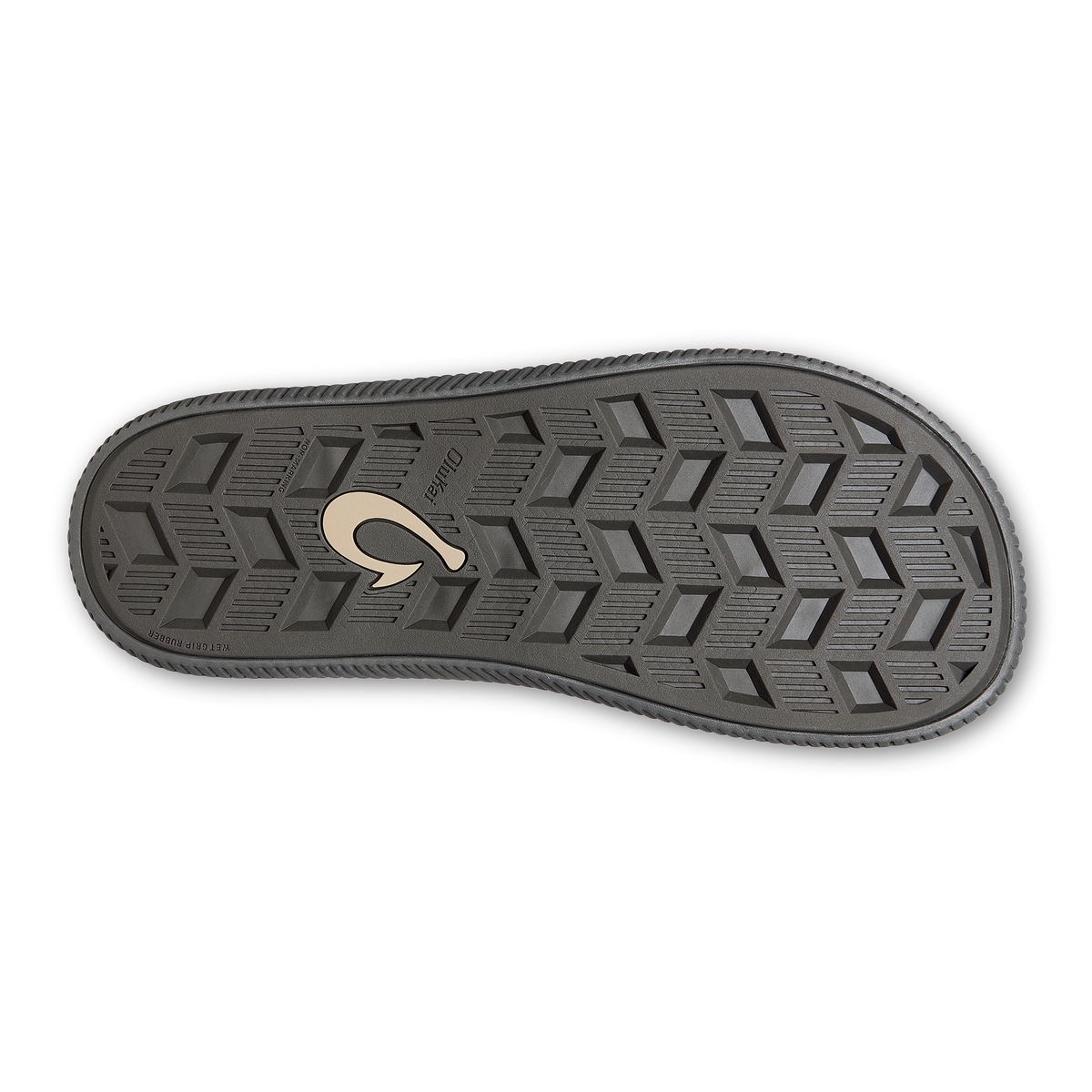 Ulele Men's Beach Sandals - Dark Shadow / Black