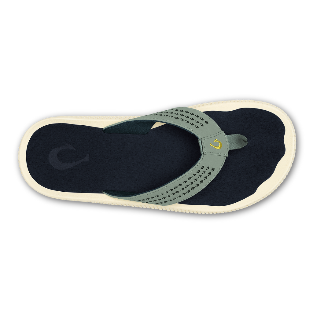 Ulele Men's Beach Sandals - Seagreen / Trench Blue