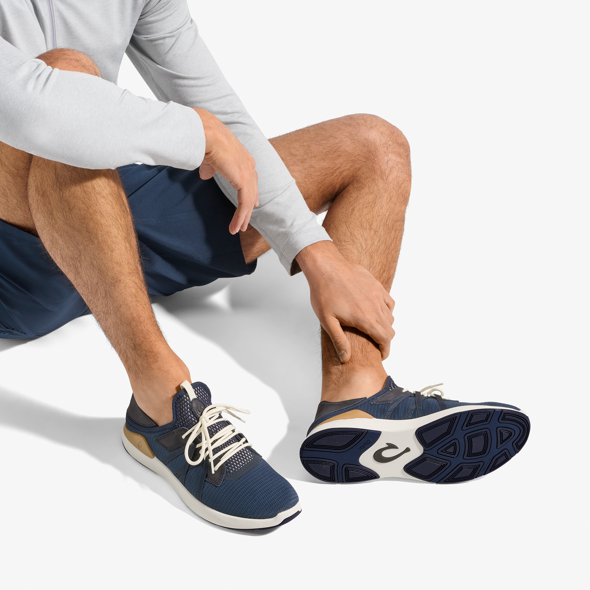 Mio Li Men's Everyday Athletic Shoes - Trench Blue / Natural