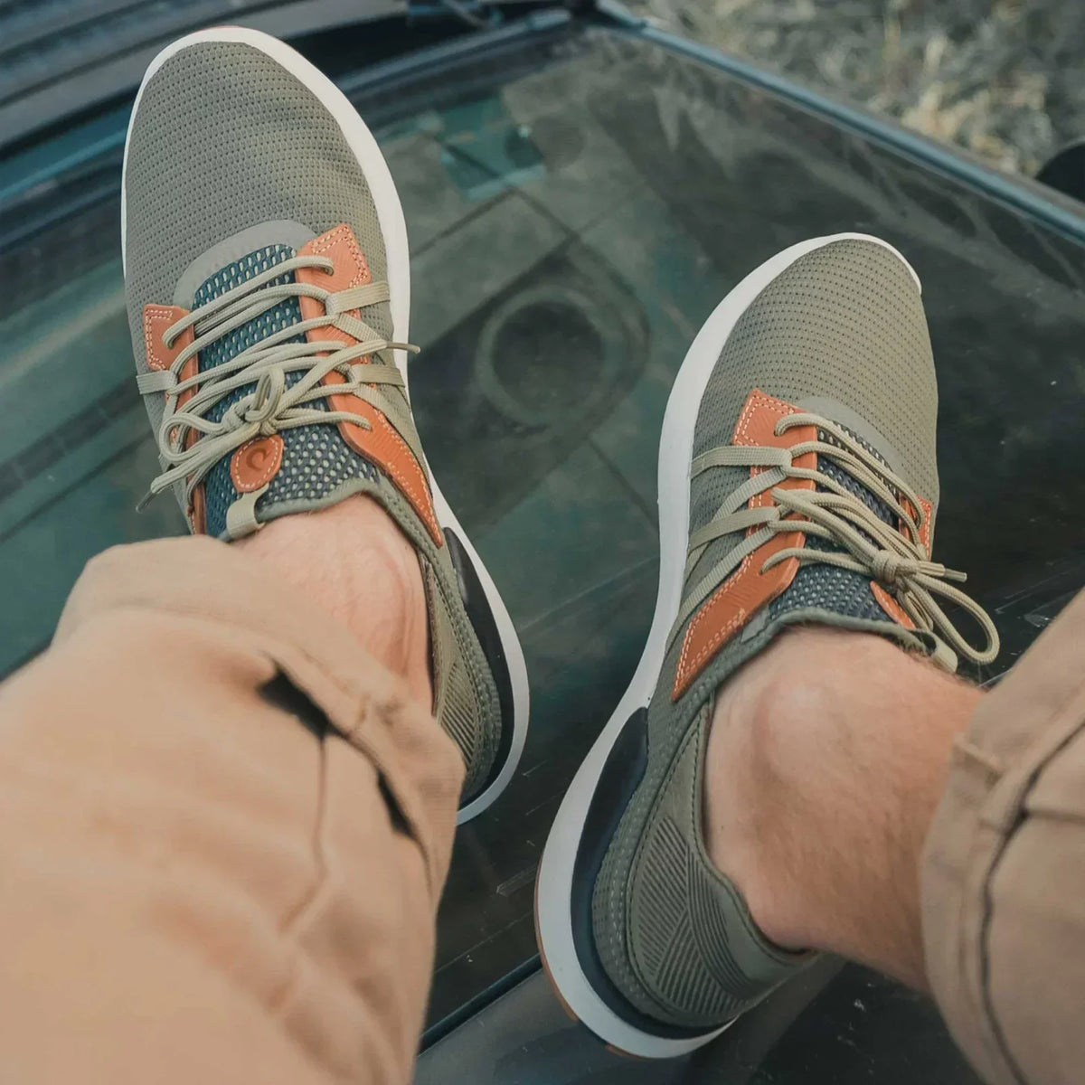 Mio Li Men's Everyday Athletic Shoes - Hunter / Lava Rock