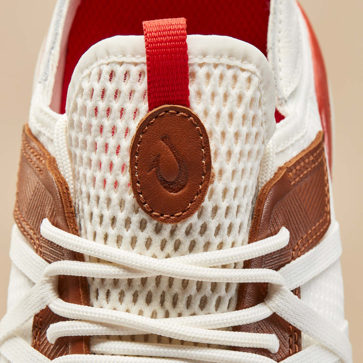 Mio Li Men's Everyday Athletic Shoes - Bright White / Red Lava