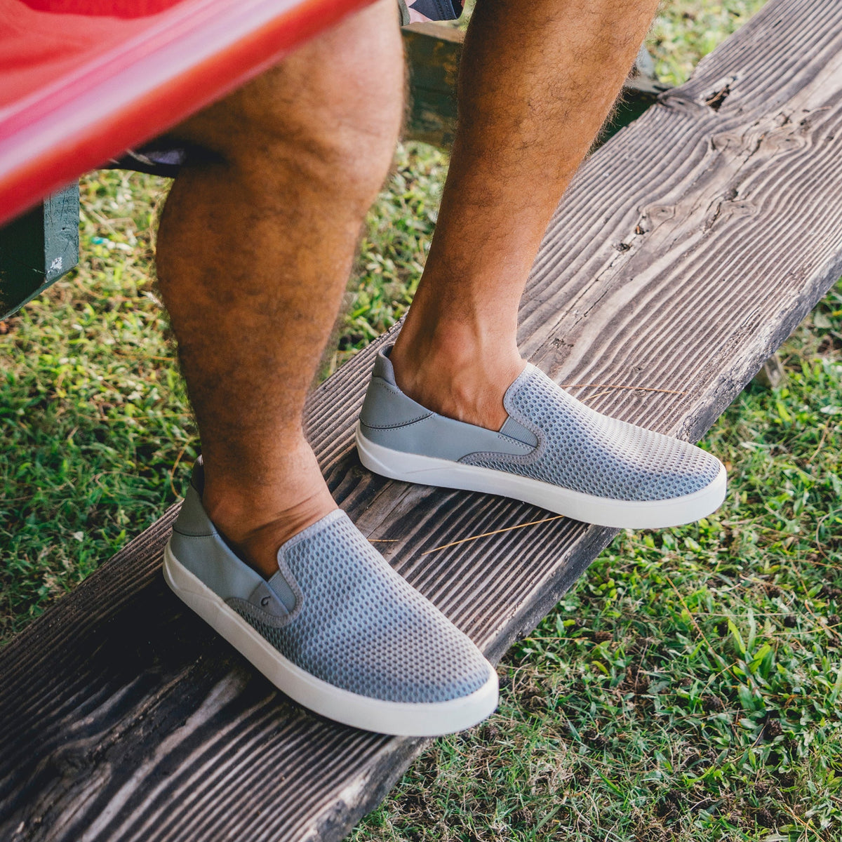 Laeahi Men's Breathable Slip-On Shoes - Poi