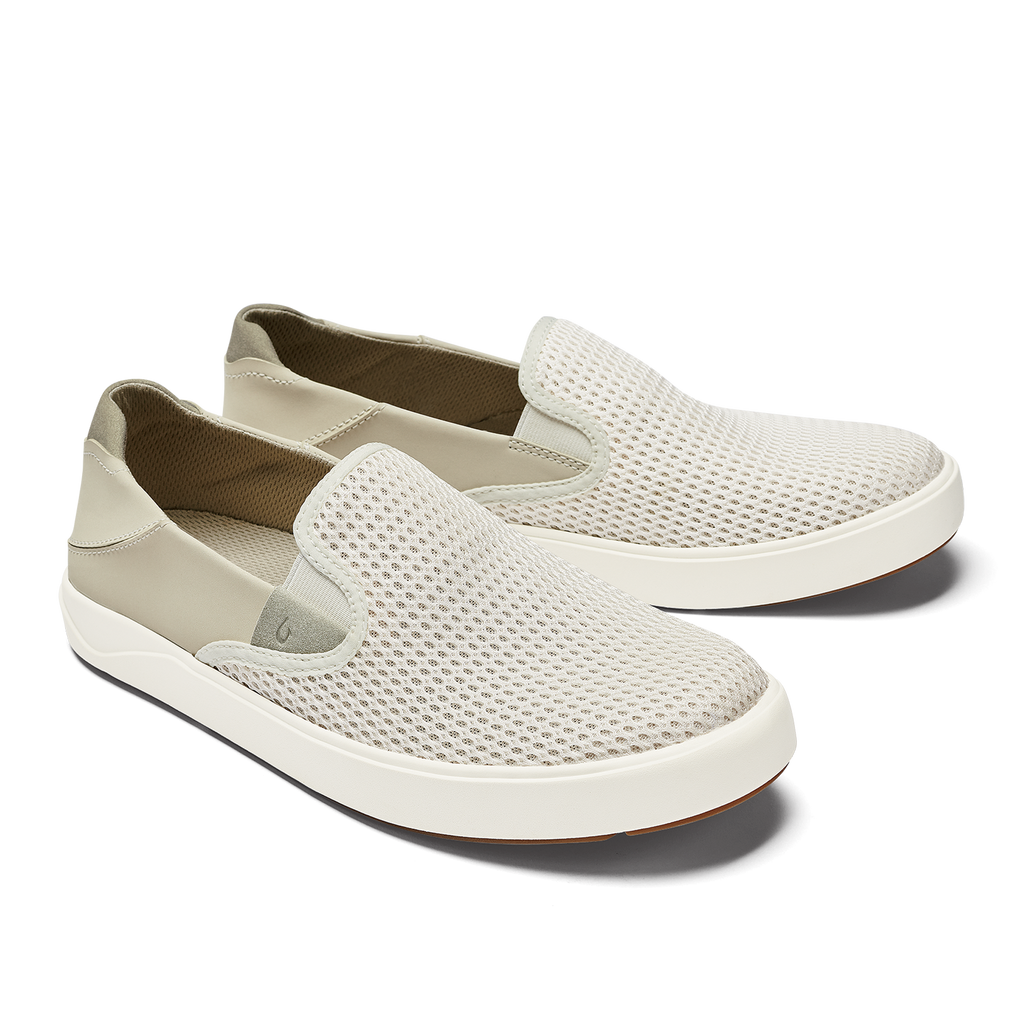Laeahi Men's Breathable Slip-On Shoes - Bone