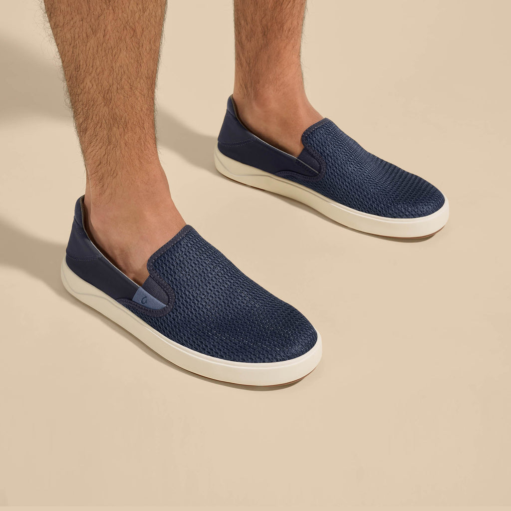 Laeahi Men's Breathable Slip-On Shoes - Blue Depth