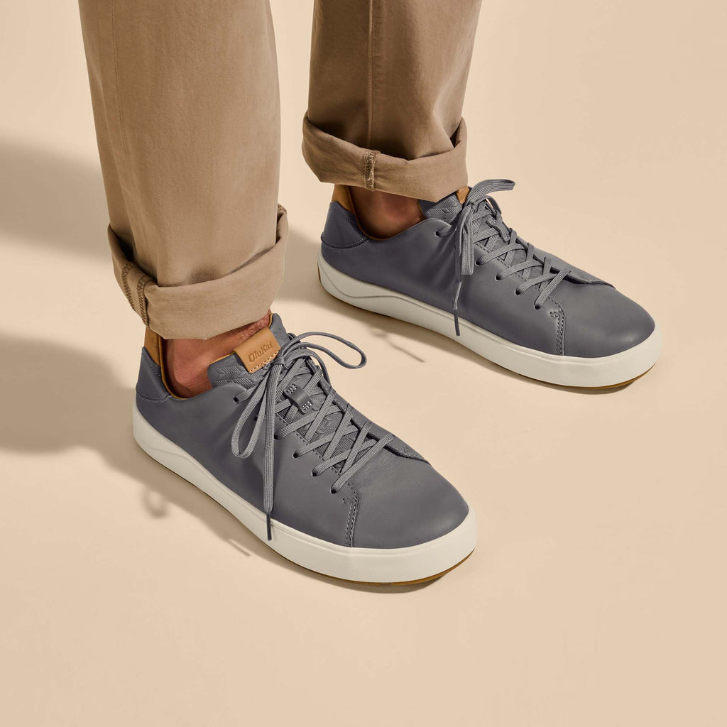 Laeahi Li Ili Men's Leather Sneakers - Stone