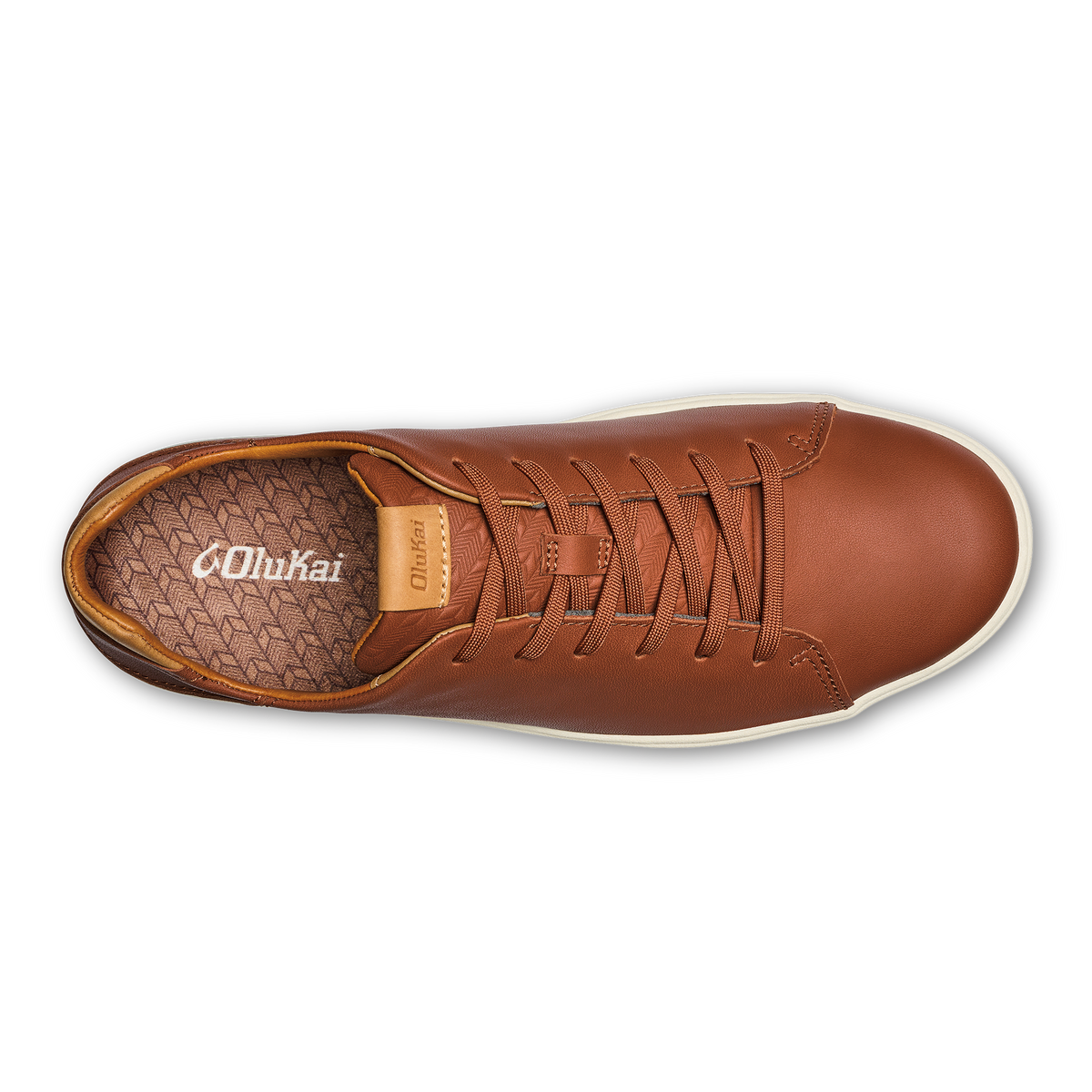 Laeahi Li Ili Men's Leather Sneakers - Kukui Brown