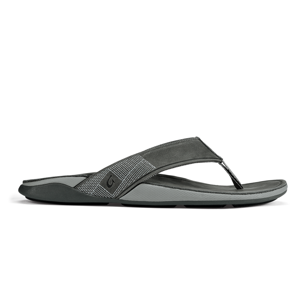 Tuahine Men's Leather Sandals - Stone