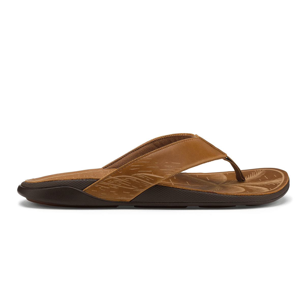 Tuahine Men's Leather Sandals - Fox / Fox