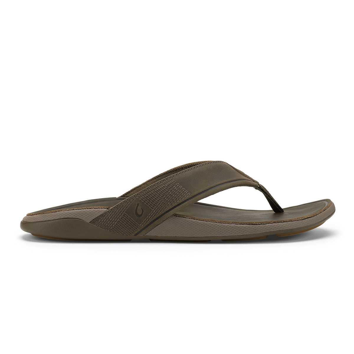 Tuahine Men's Leather Sandals - Canteen / Canteen