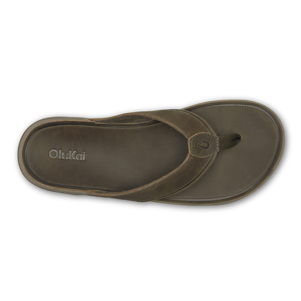 Tuahine Men's Leather Sandals - Canteen / Canteen