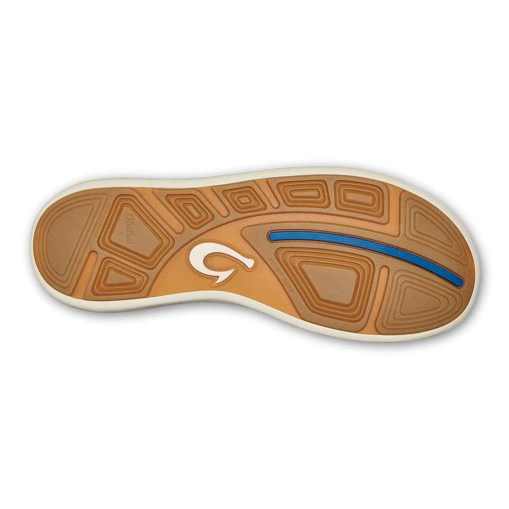 Moku Pae Men's Breathable Boat Shoes - Trench Blue / Off White