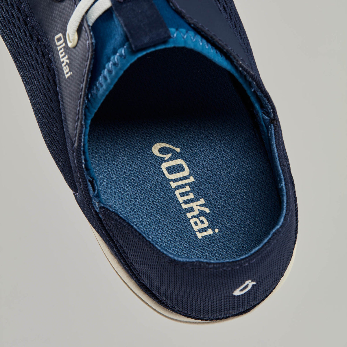 Moku Pae Men's Breathable Boat Shoes - Trench Blue / Off White
