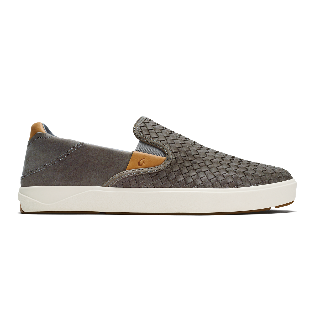 Laeahi Lauhala Men's Woven Leather Shoes - Ash