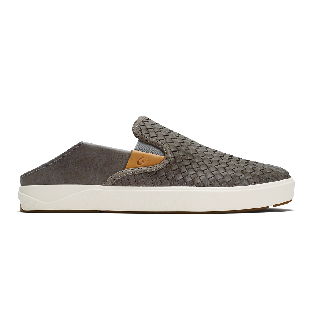 Laeahi Lauhala Men's Woven Leather Shoes - Ash