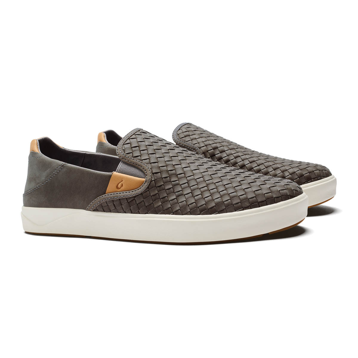 Laeahi Lauhala Men's Woven Leather Shoes - Ash