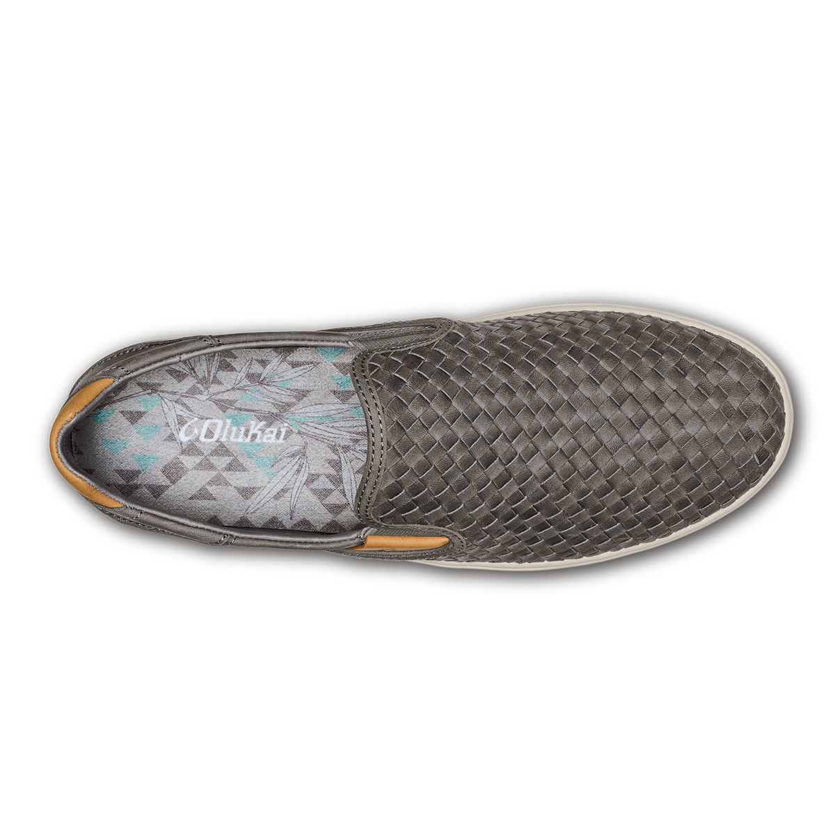 Laeahi Lauhala Men's Woven Leather Shoes - Ash