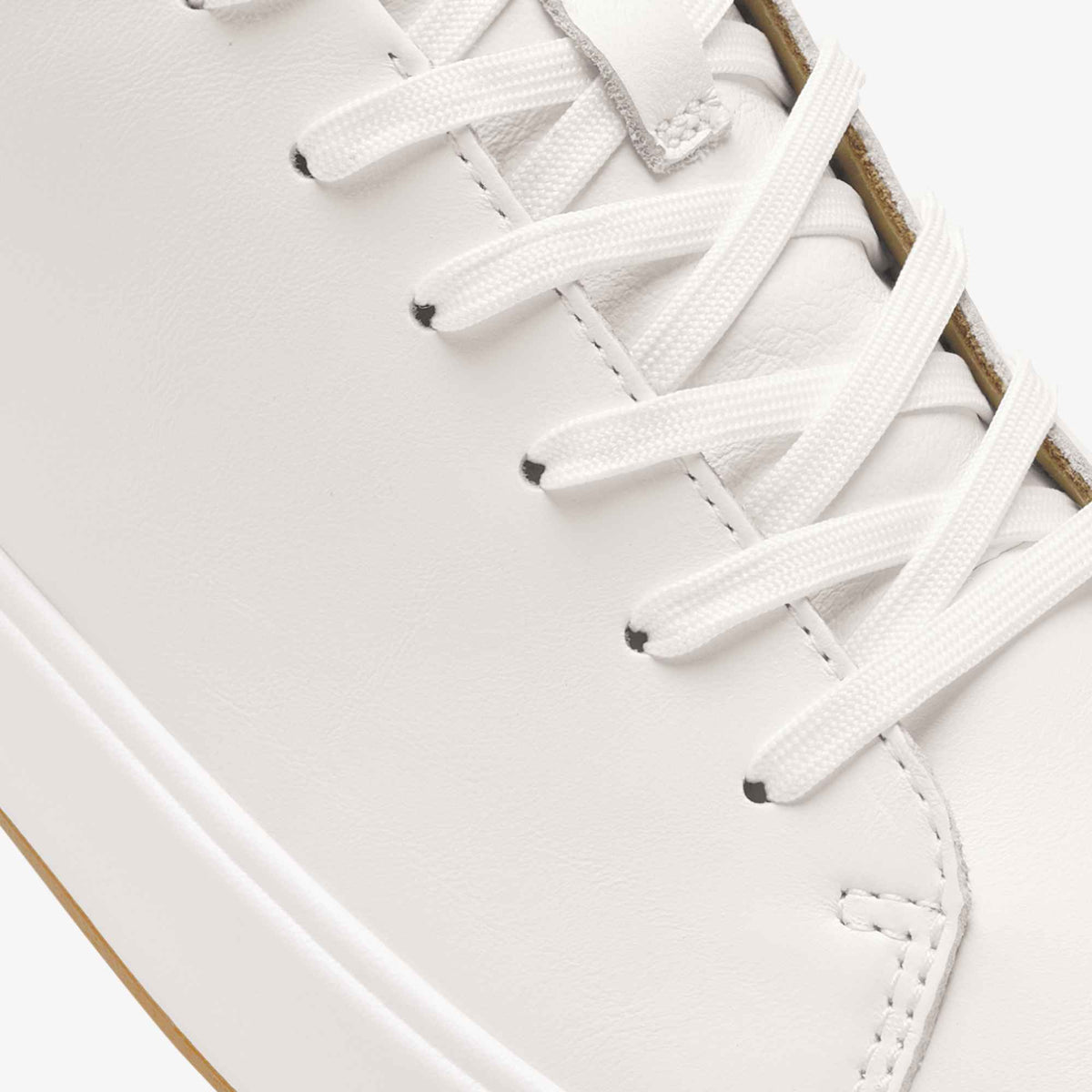 Waialae Men's Leather Golf Shoes - White / Tan