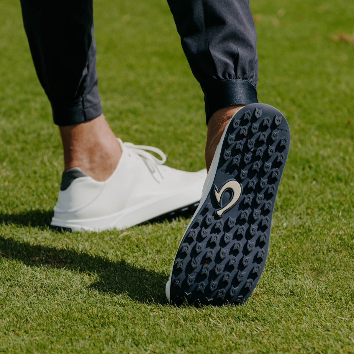Waialae Men's Leather Golf Shoes - White