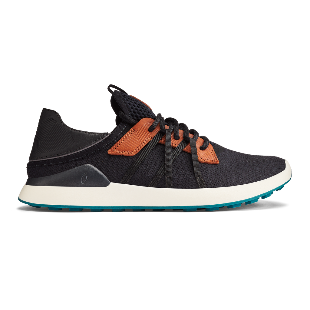 Manele Men's Breathable Golf Shoes - Black / Dark Shadow
