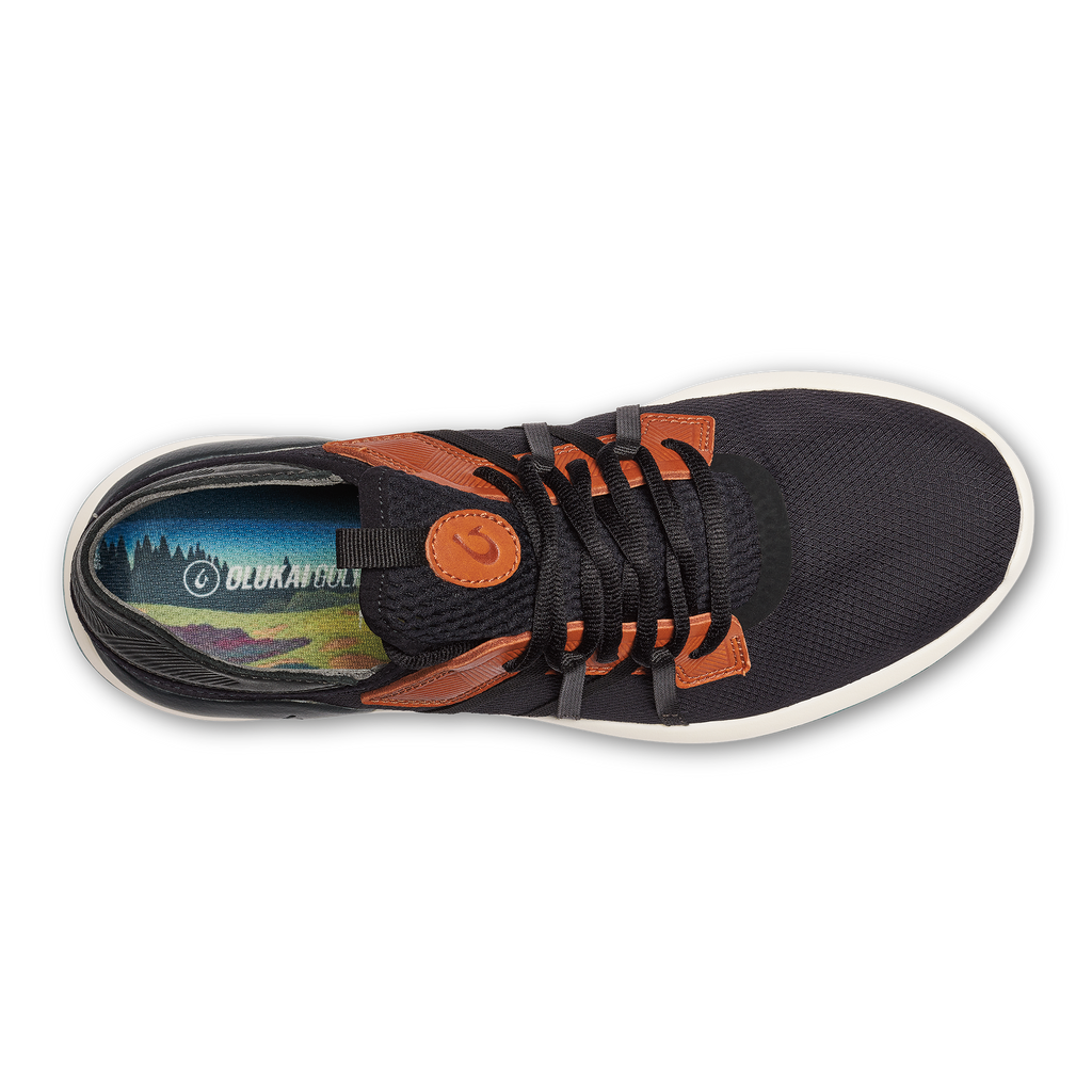 Manele Men's Breathable Golf Shoes - Black / Dark Shadow