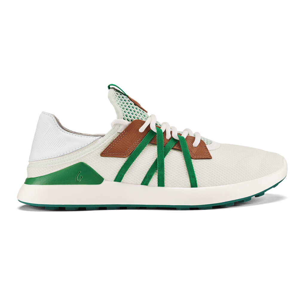 Manele Men's Breathable Golf Shoes - White / Bamboo