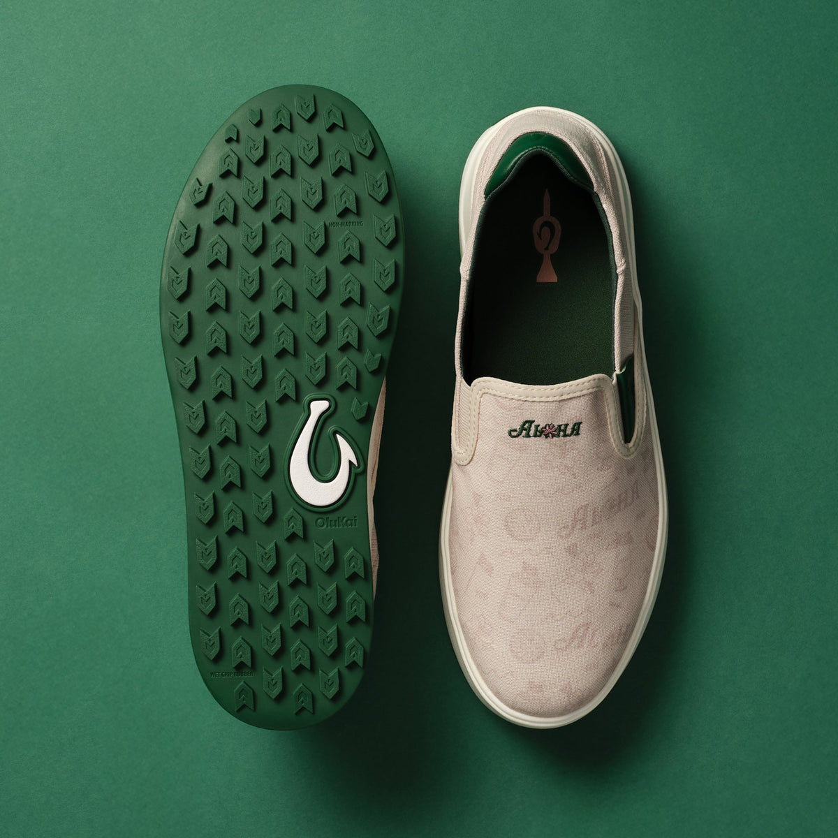 Waialae Slip-On Men's Golf Slip-On Shoes - Tapa / Tapa