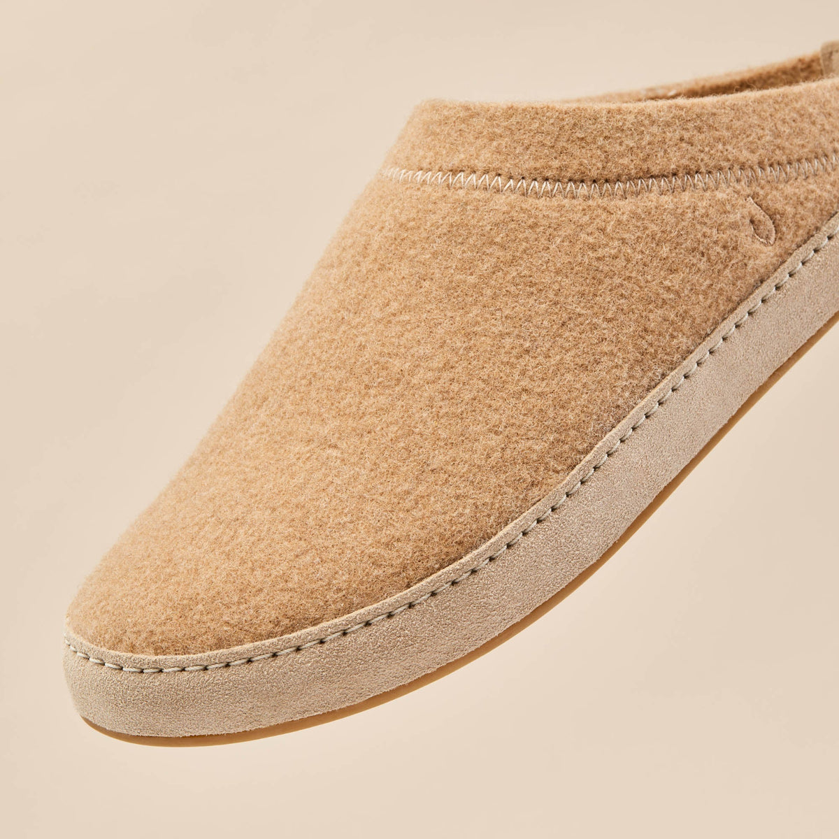Hamani Hulu Men's Wool Mule Slipper - Oatmeal