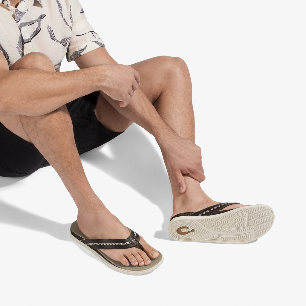 Shoreline Men's Beach Sandals - Mustang / Clay