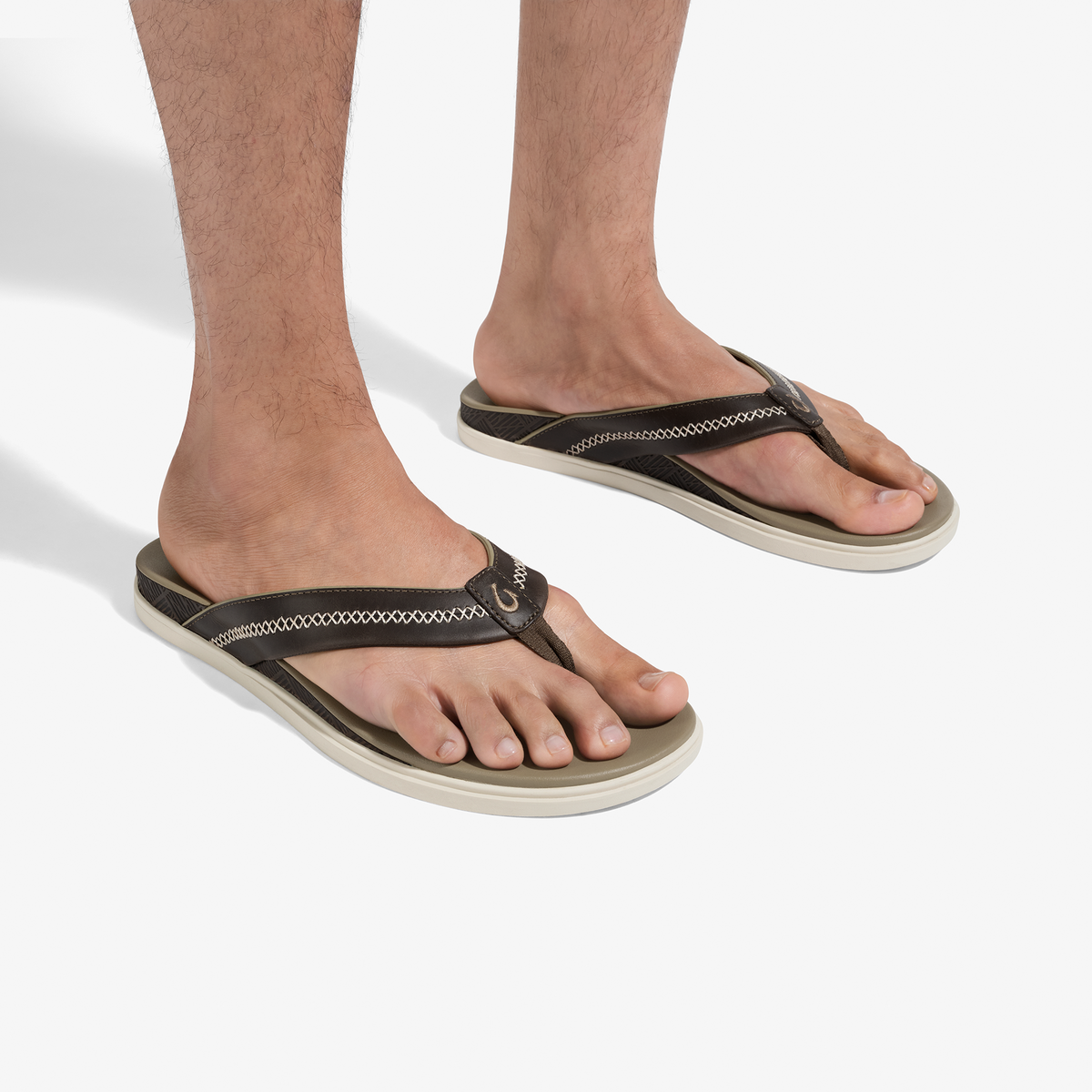 Shoreline Men's Beach Sandals - Mustang / Clay