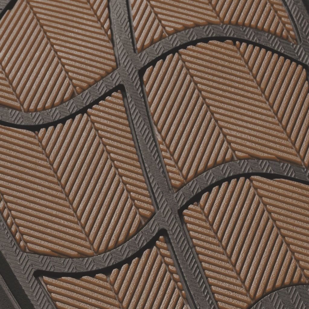 Pili Men's Leather Sandals - Tan / Dk Java