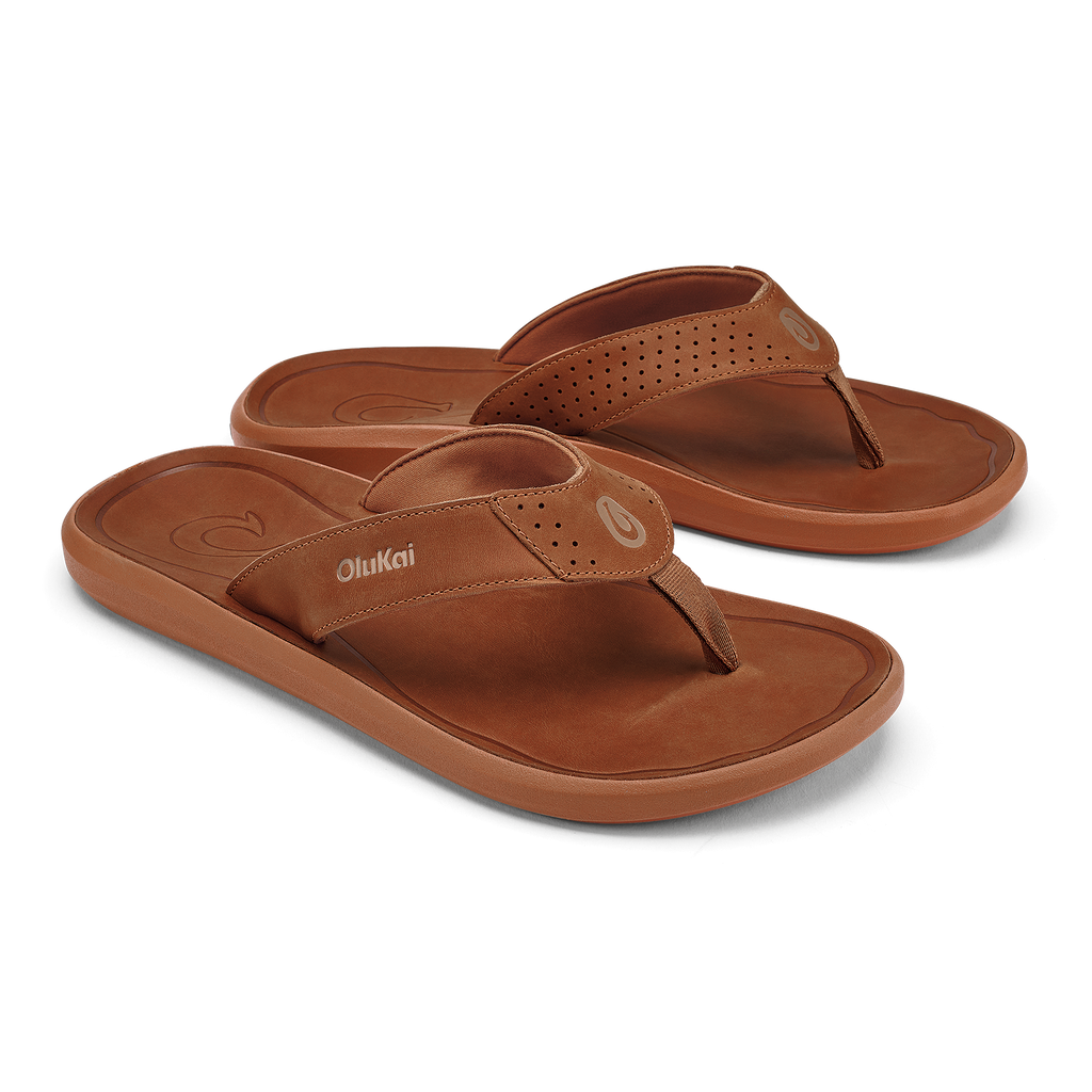 Pili Men's Leather Sandals - Fox