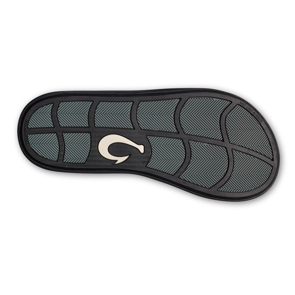Pili Men's Leather Sandals - Lava Rock