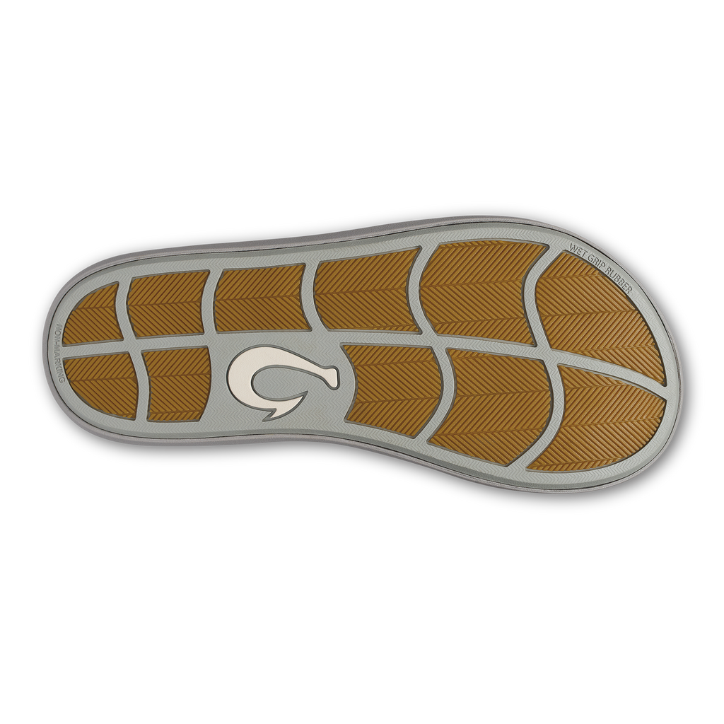 Pili Men's Leather Sandals - Rock / Ash
