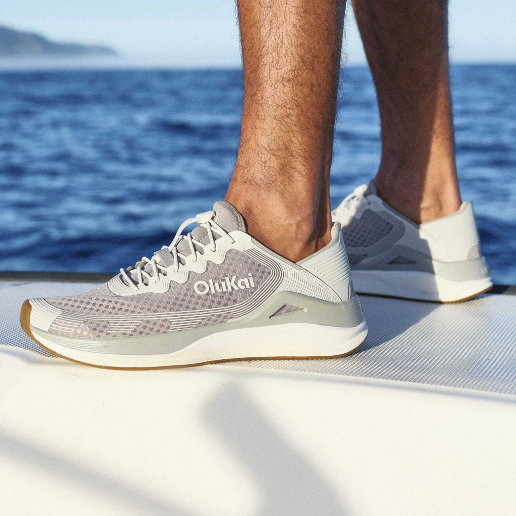Ahi Men's Performance Marine Shoe - Ash / Sterling