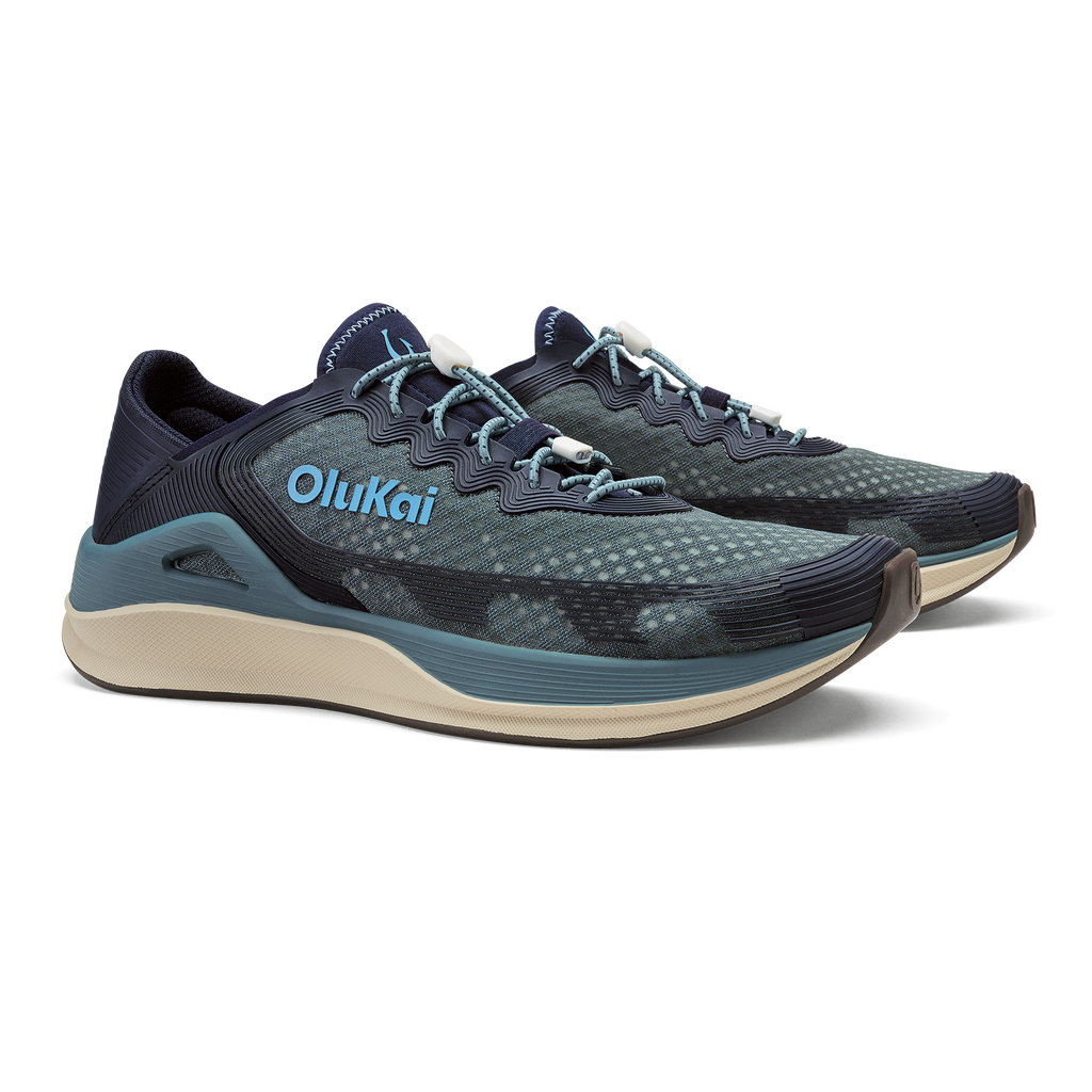 Ahi Men's Performance Marine Shoe - Storm / Trench Blue