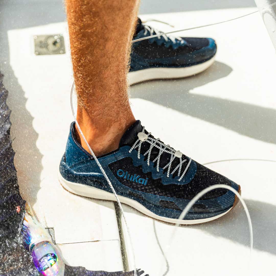 Ahi Men's Performance Marine Shoe - Mood Indigo / Coastal Blue