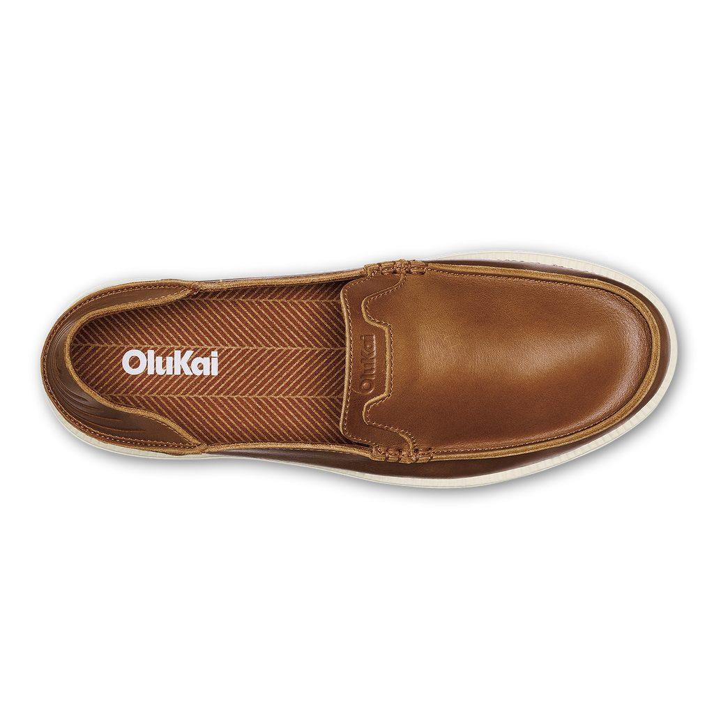 Kakaha Nia Men's Leather Slip-On Shoes - Fox