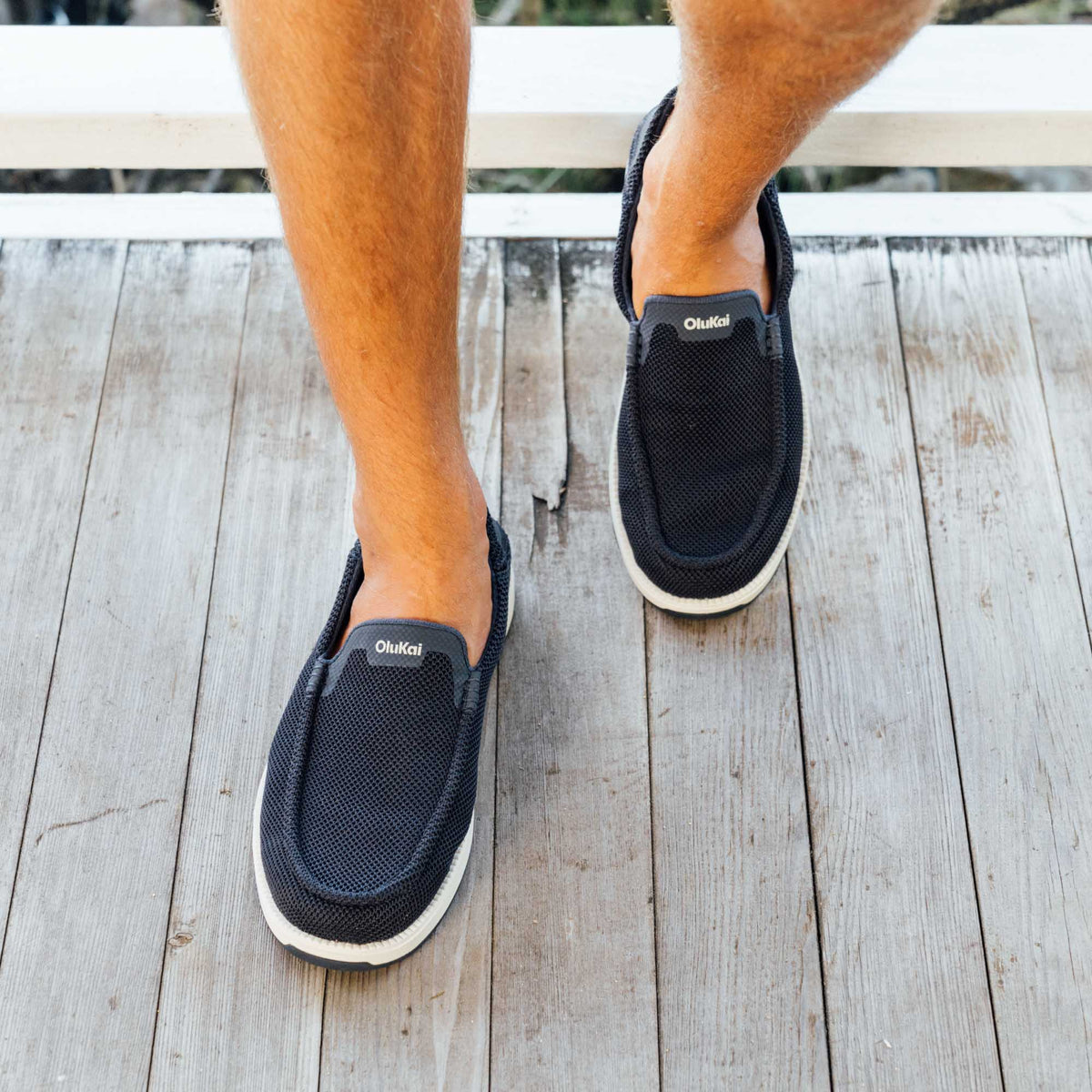 Kakaha Mesh Men's Slip-On Mesh Shoes - Navy