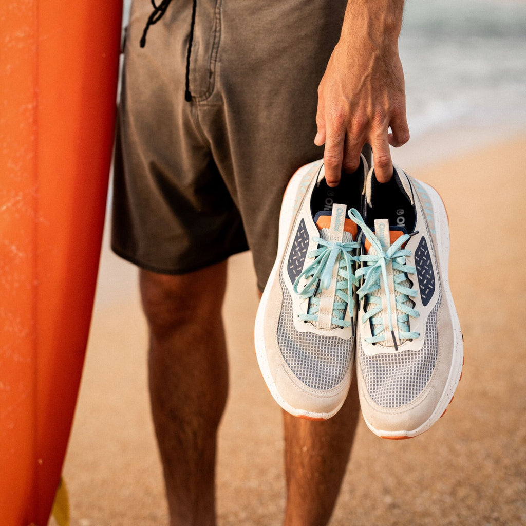 Makiki Men's All-Terrain Athletic Shoes - White Sand / Puka
