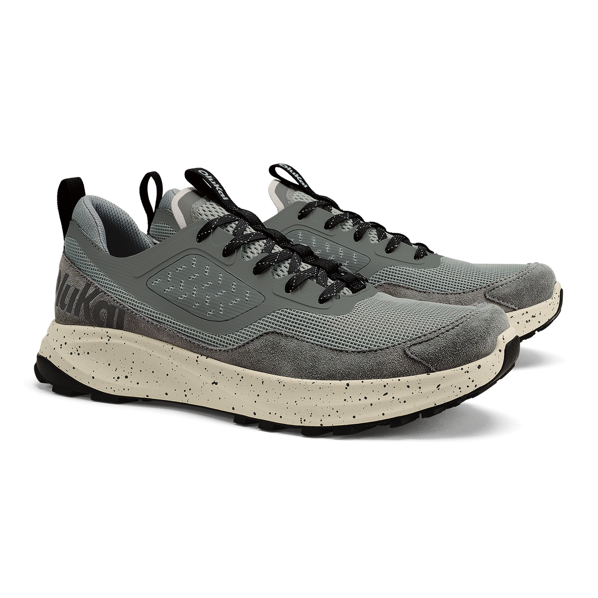 Makiki Men's All-Terrain Athletic Shoes - Cloud Grey / Poi