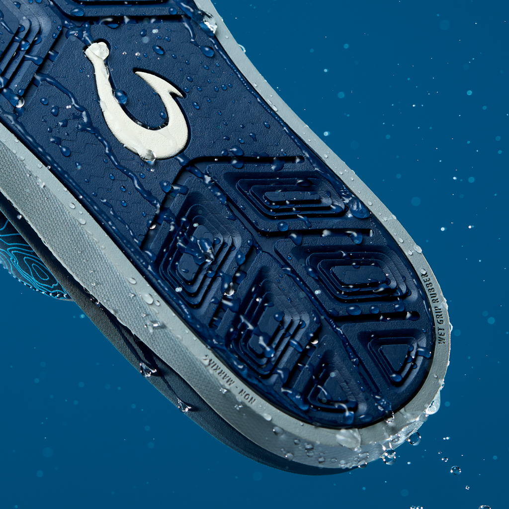Ahi Kai Men's Beach Sandals - Poi / Blue Depth
