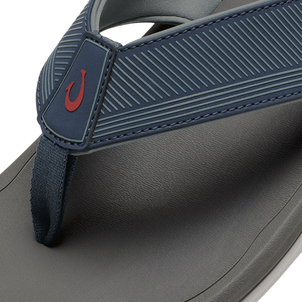 Ahi Kai Men's Beach Sandals - Coastal Blue / Dark Shadow