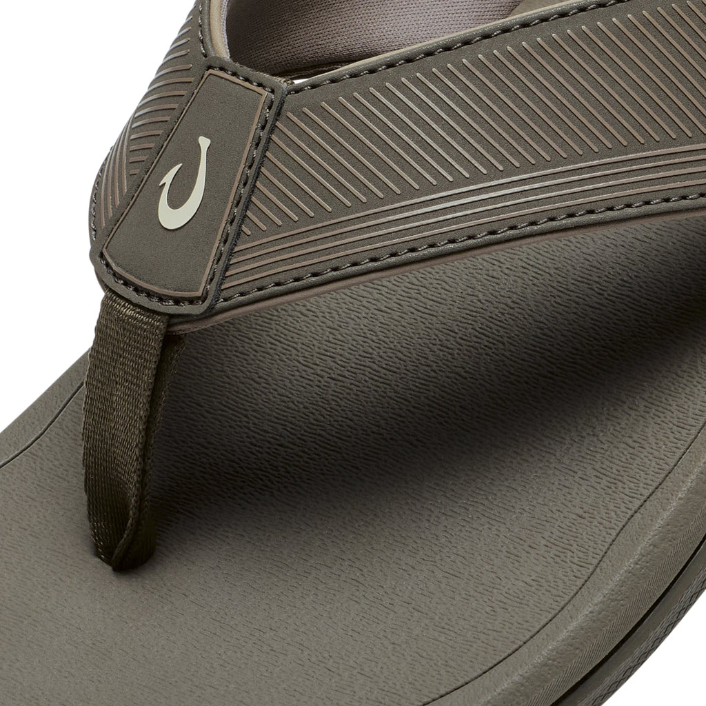 Ahi Kai Men's Beach Sandals - Brown Koa / Brown Koa