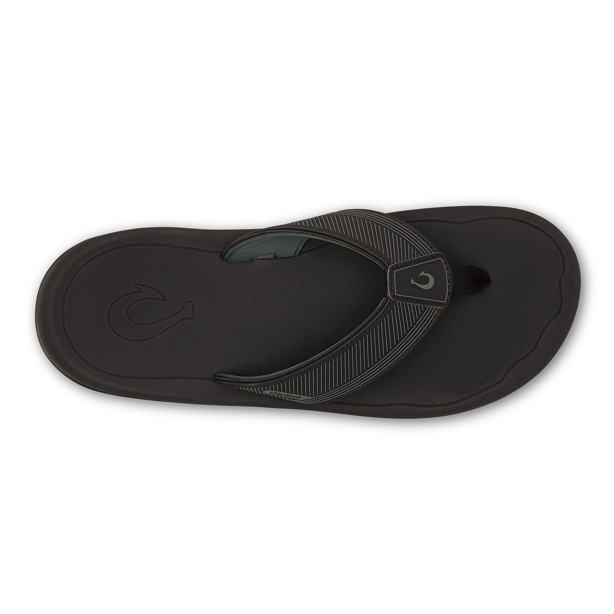Ahi Kai Men's Beach Sandals - Black / Black
