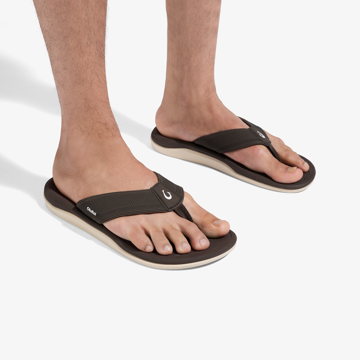 Ahi Kai Men's Beach Sandals - Dark Java / Dark Java