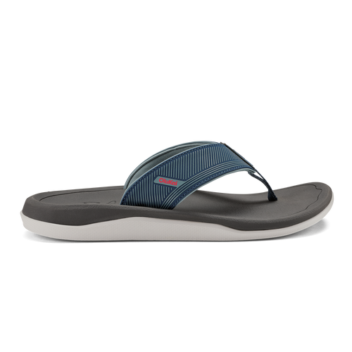 Ahi Kai Men's Beach Sandals - Coastal Blue / Dark Shadow