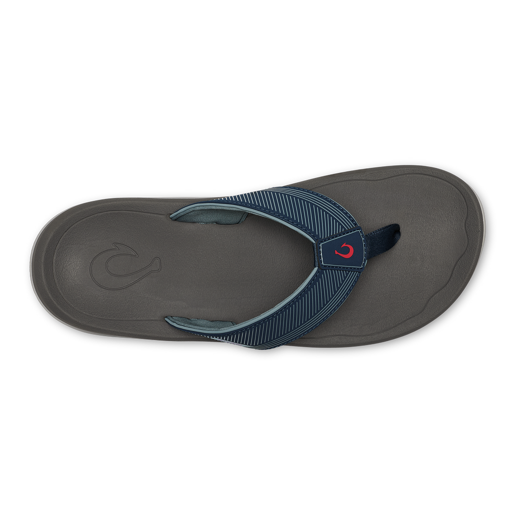 Ahi Kai Men's Beach Sandals - Coastal Blue / Dark Shadow