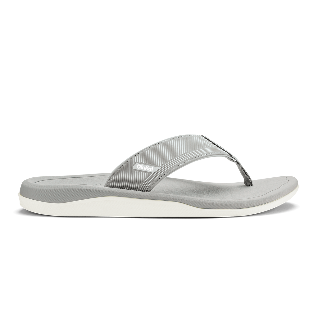 Ahi Kai Men's Beach Sandals - Ash / Ash
