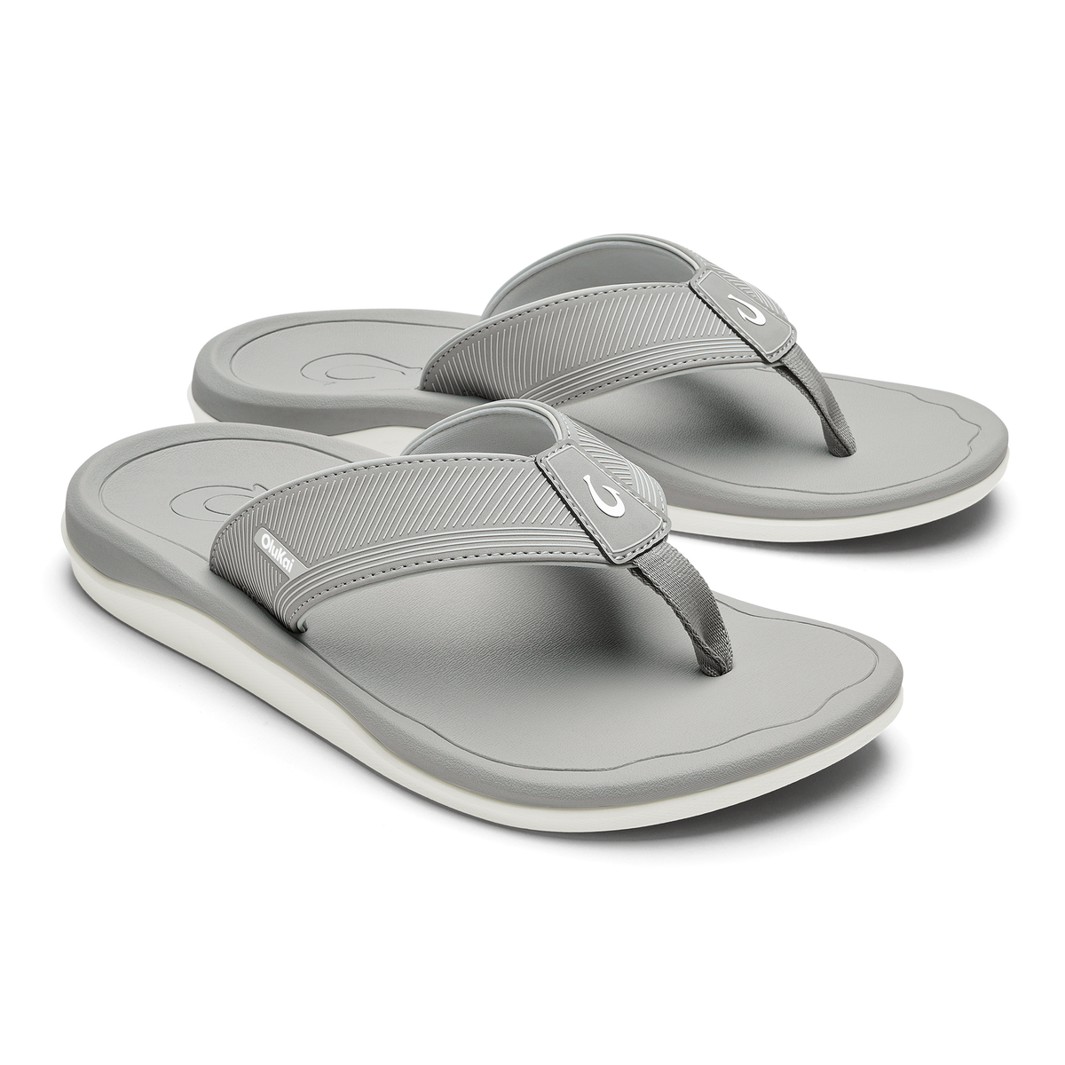 Ahi Kai Men's Beach Sandals - Ash / Ash