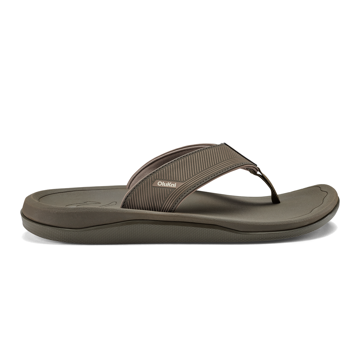 Ahi Kai Men's Beach Sandals - Brown Koa / Brown Koa